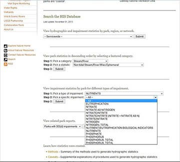Hydrographic and Impairment Statistics